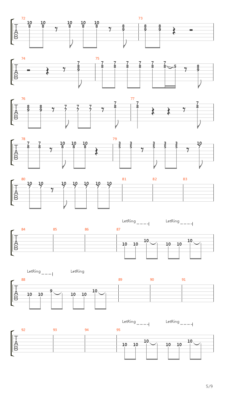 Patent Pending吉他谱