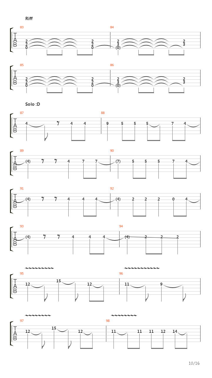 Den Feges Lgn吉他谱