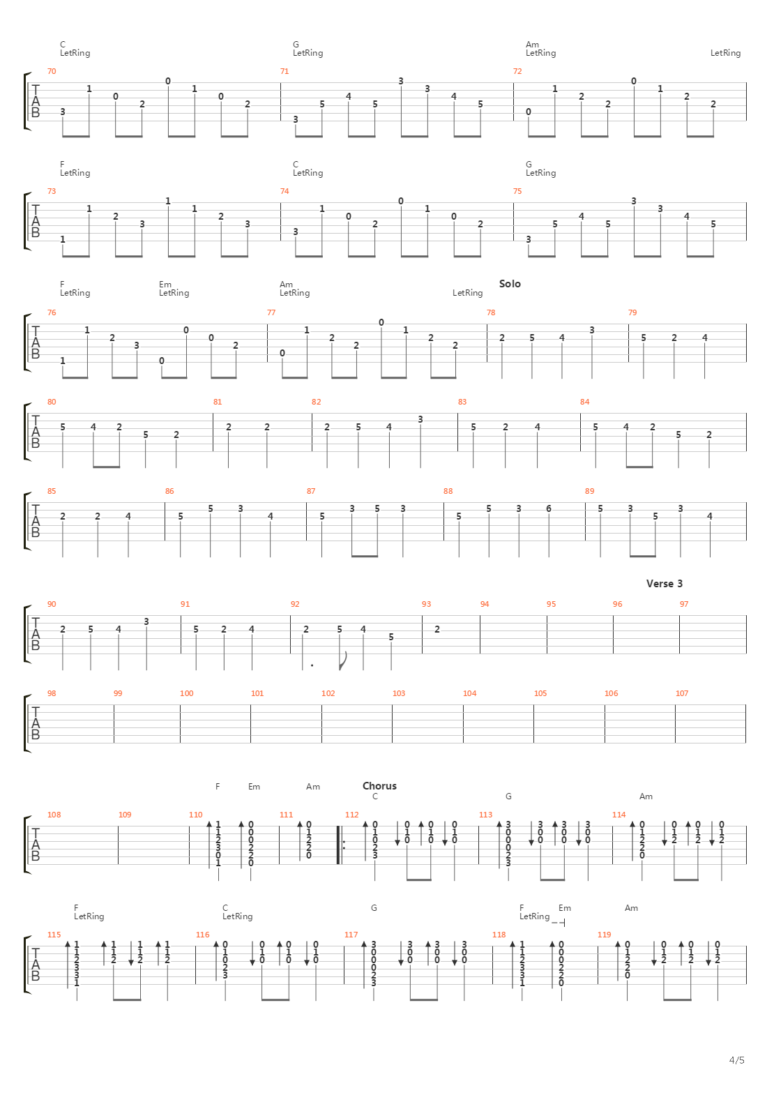 Engelbrekt吉他谱