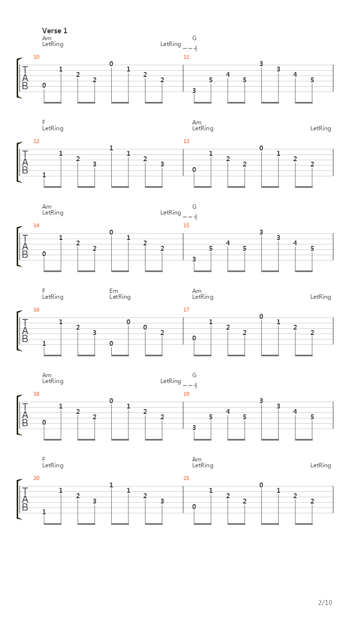 Engelbrekt吉他谱