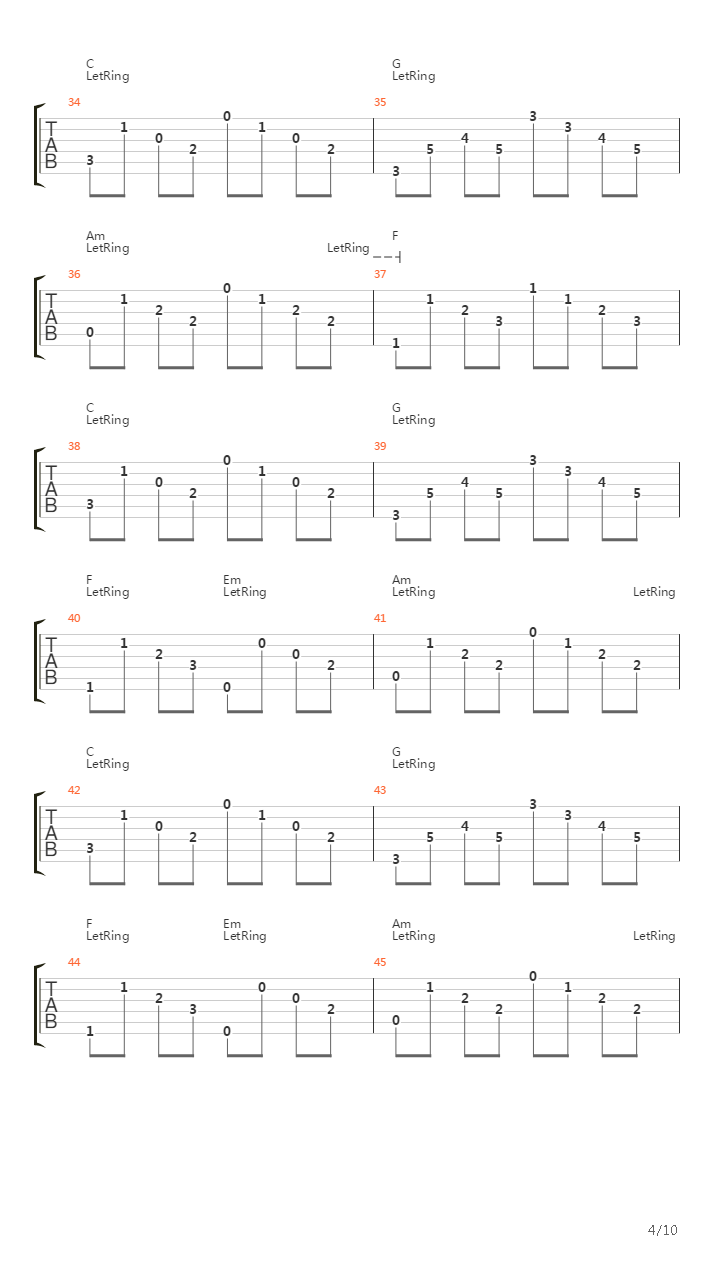 Engelbrekt吉他谱