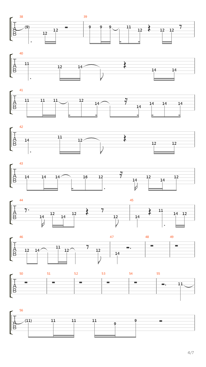 Mensch吉他谱