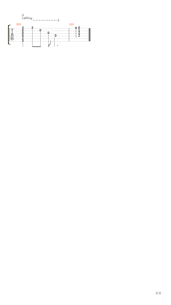 Ho吉他谱