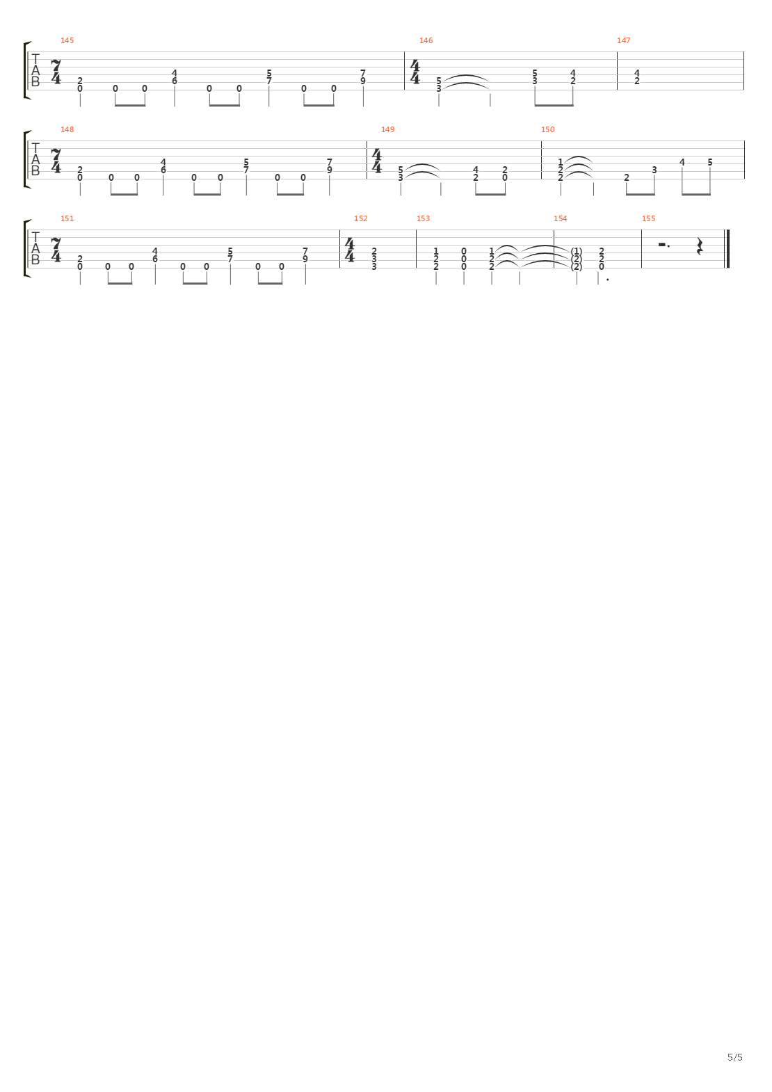 Freedom吉他谱