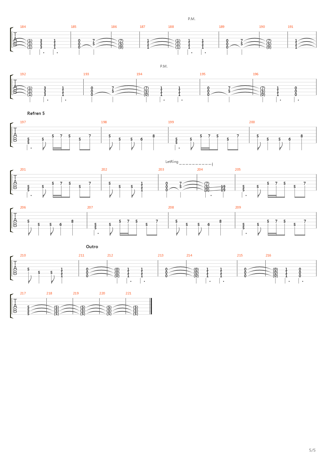 Krzyk Kamieni吉他谱