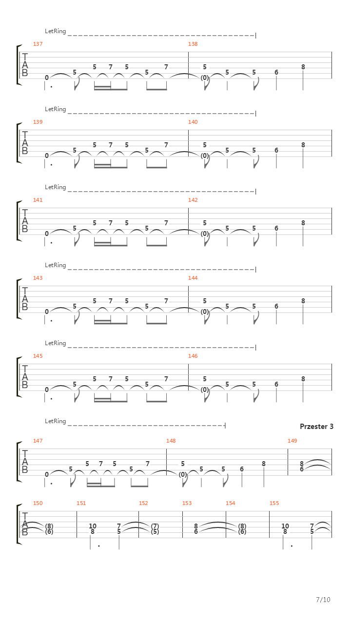 Krzyk Kamieni吉他谱