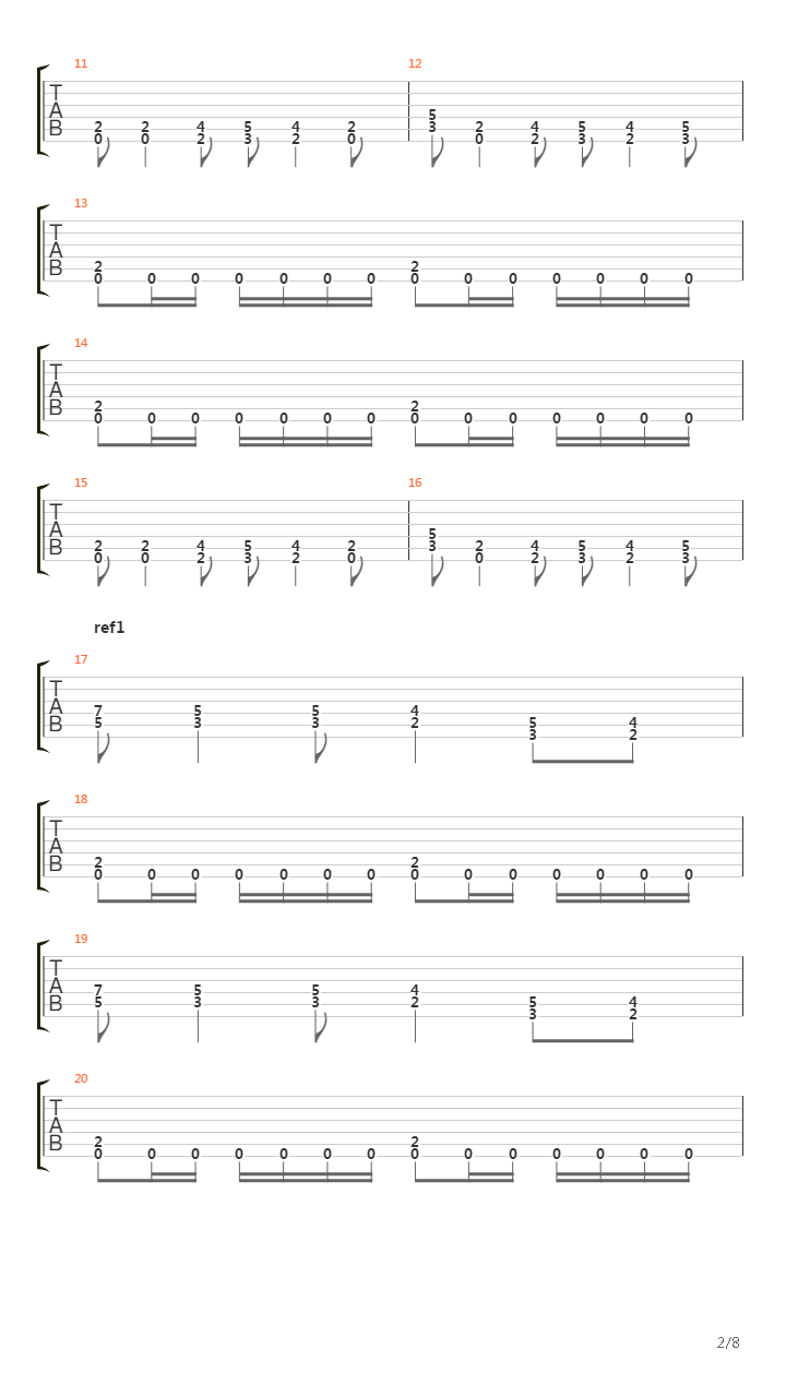 Mirrow Of War吉他谱