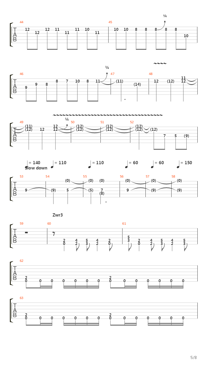 Mirrow Of War吉他谱