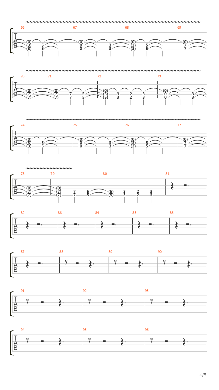 Teli吉他谱
