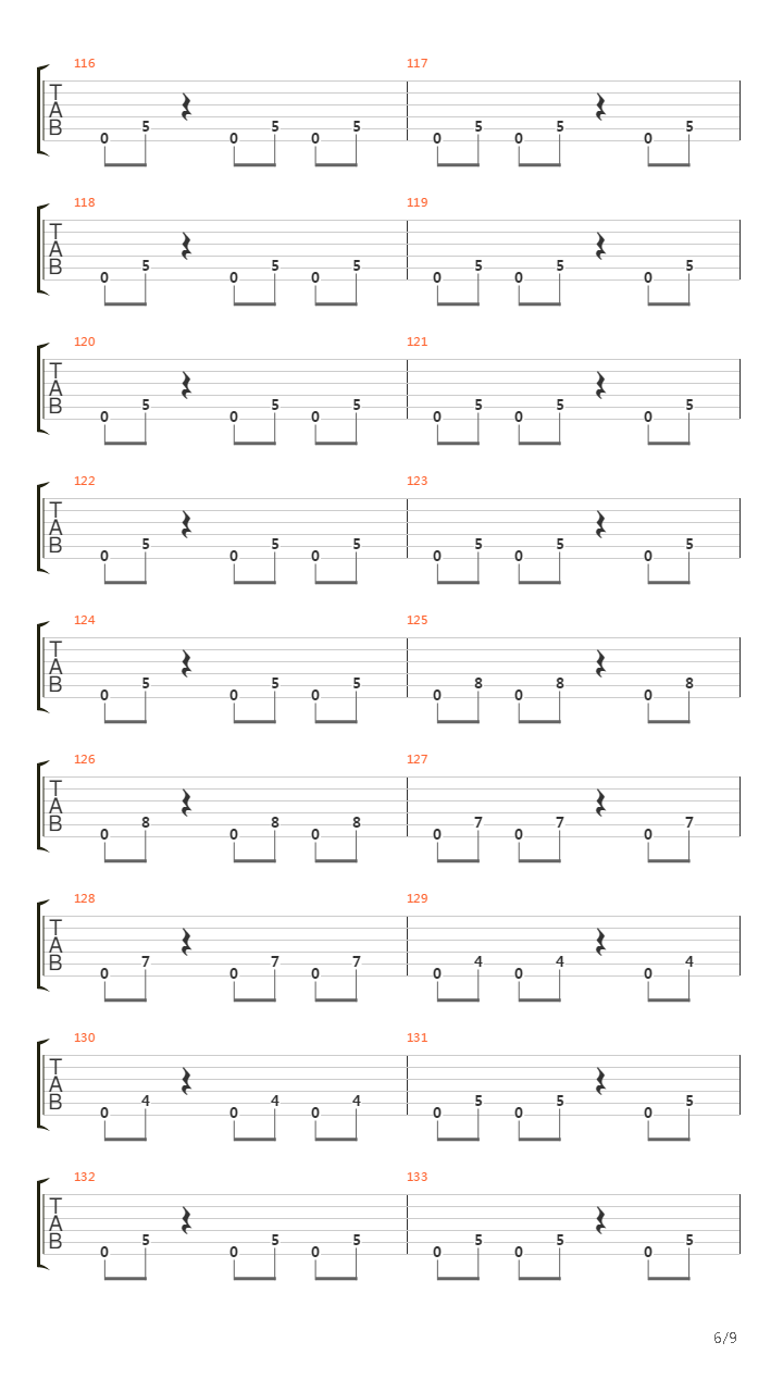 Teli吉他谱