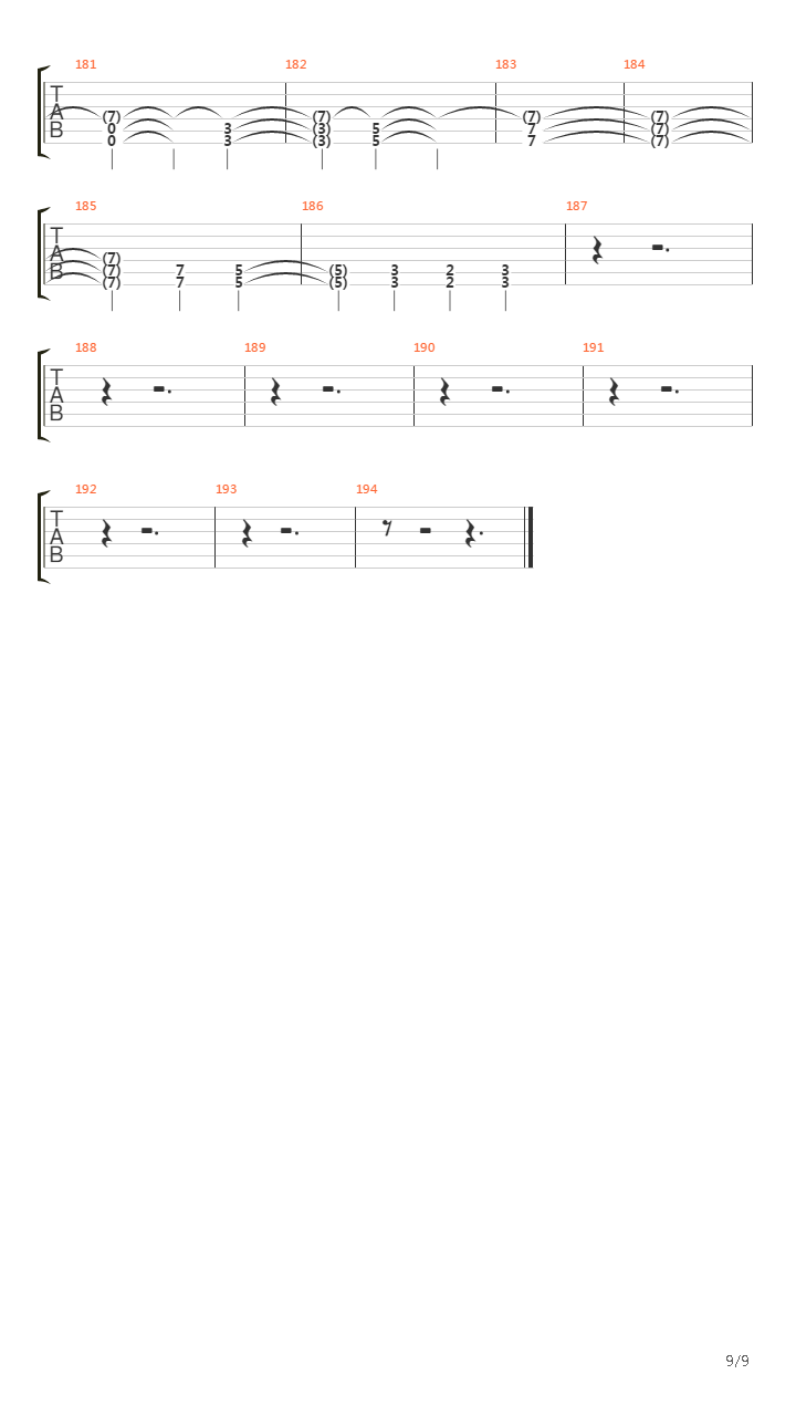Teli吉他谱