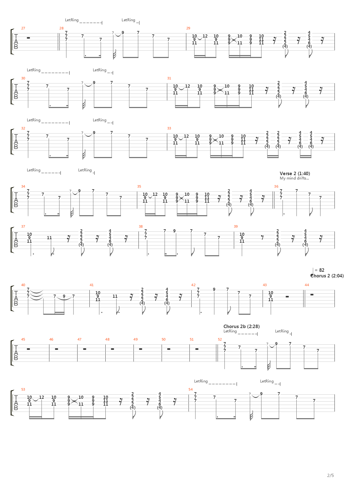 Footsteps In The Dark吉他谱