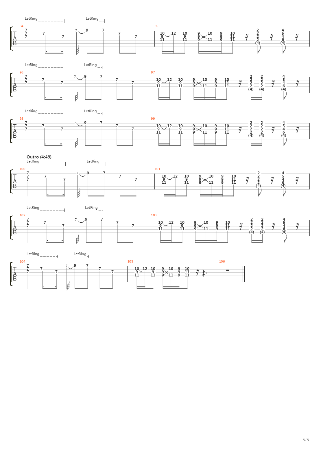 Footsteps In The Dark吉他谱