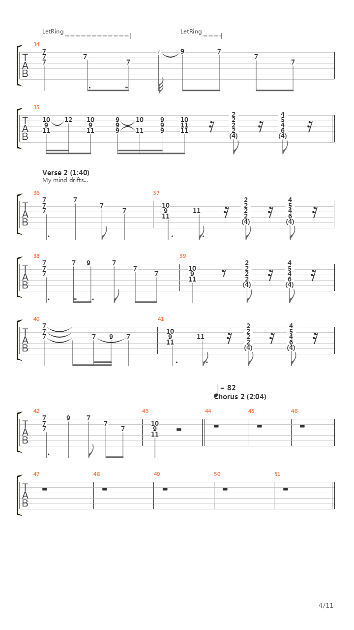 Footsteps In The Dark吉他谱