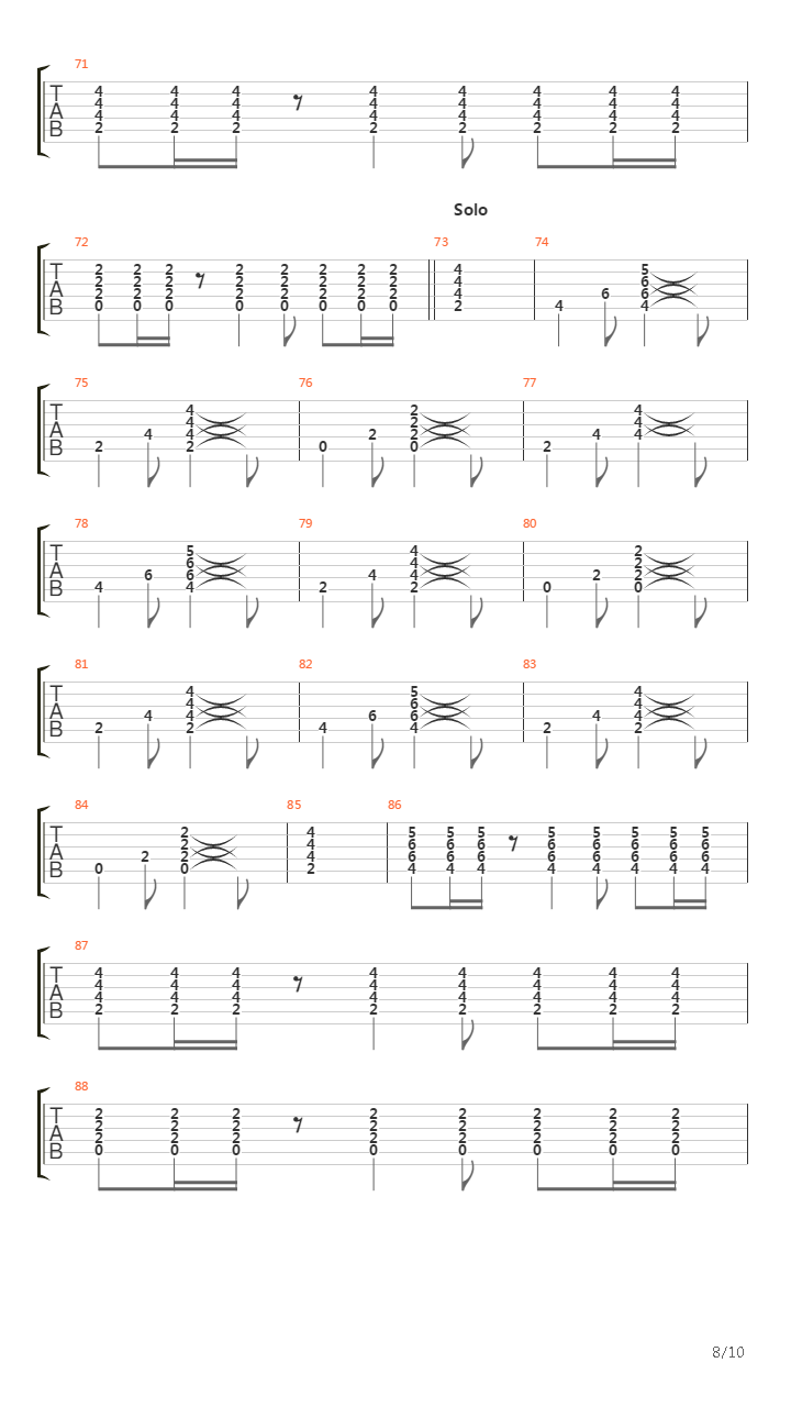 Aadat吉他谱