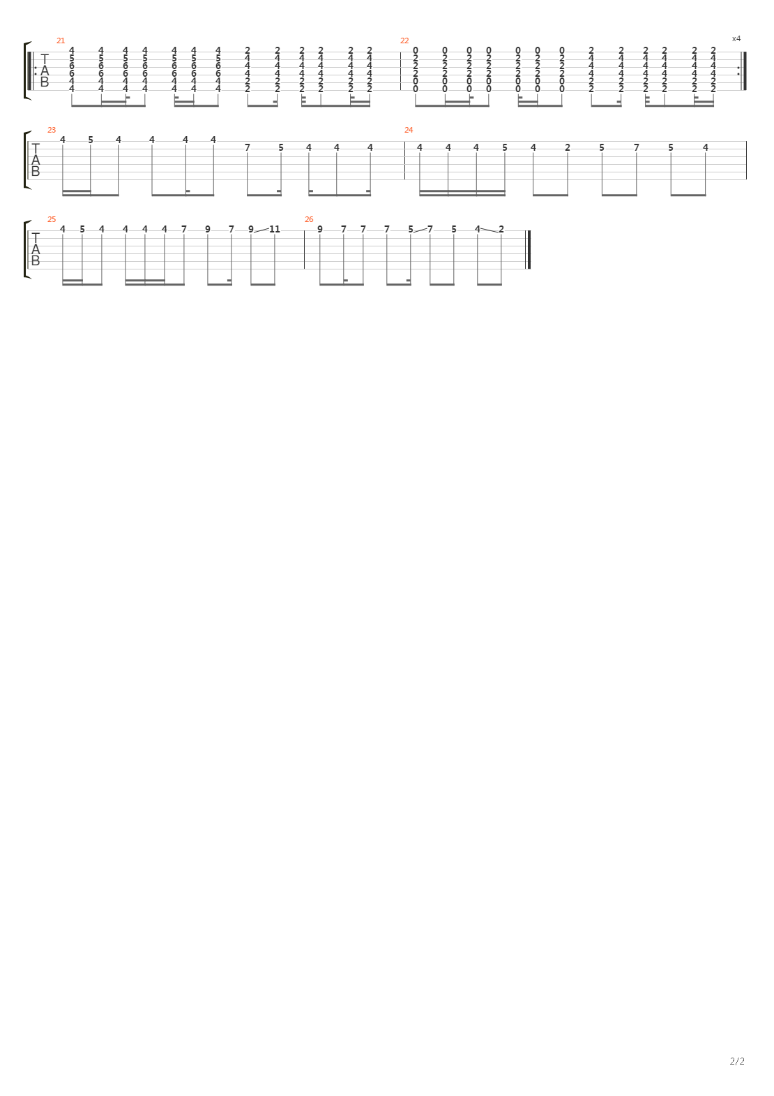 Adaat吉他谱