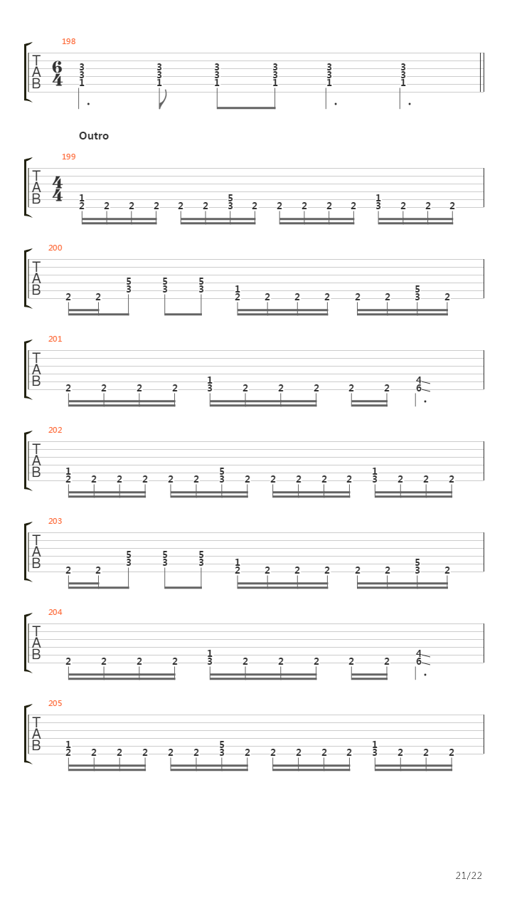 Battalions吉他谱