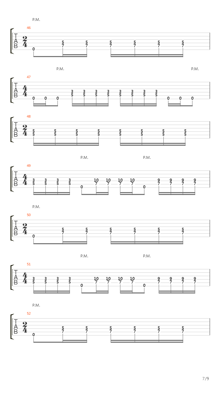 Bridges Of Fire吉他谱