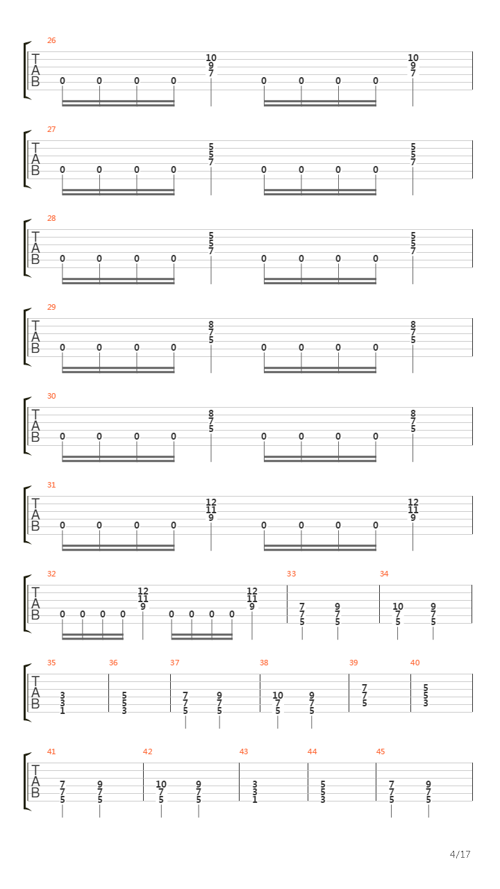 Far Beyond The Quiet吉他谱