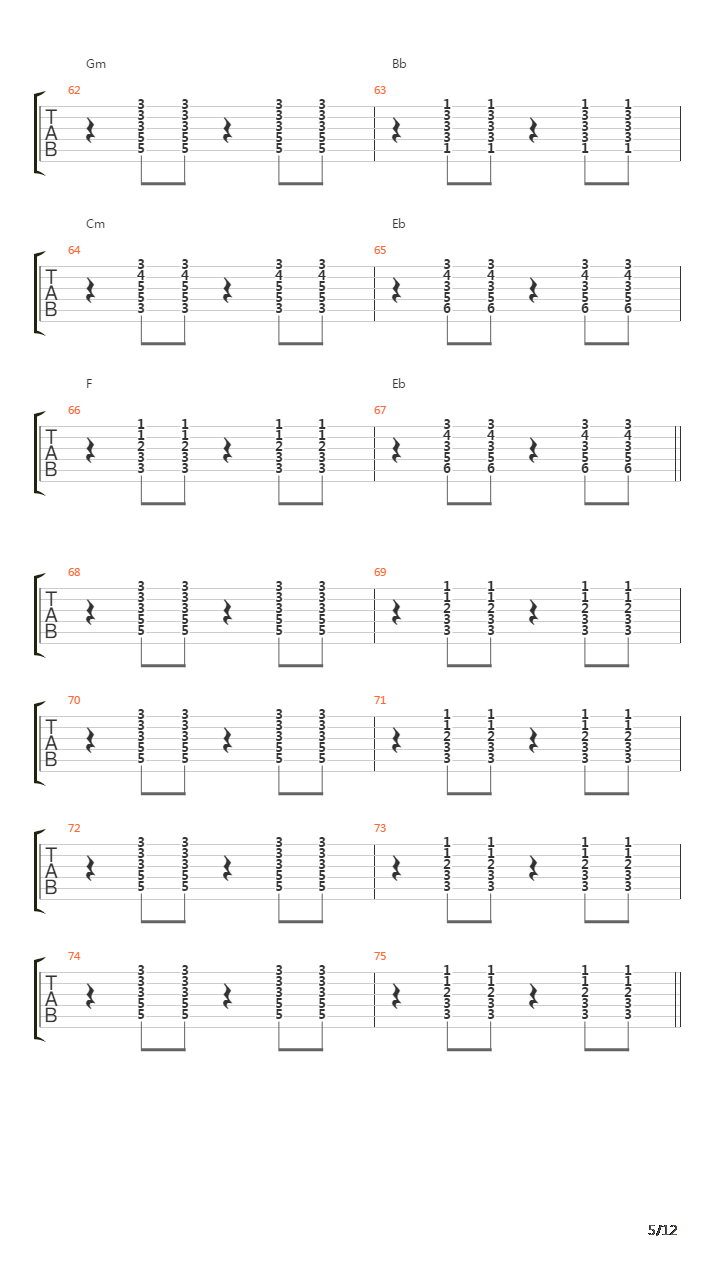 500 Miles吉他谱