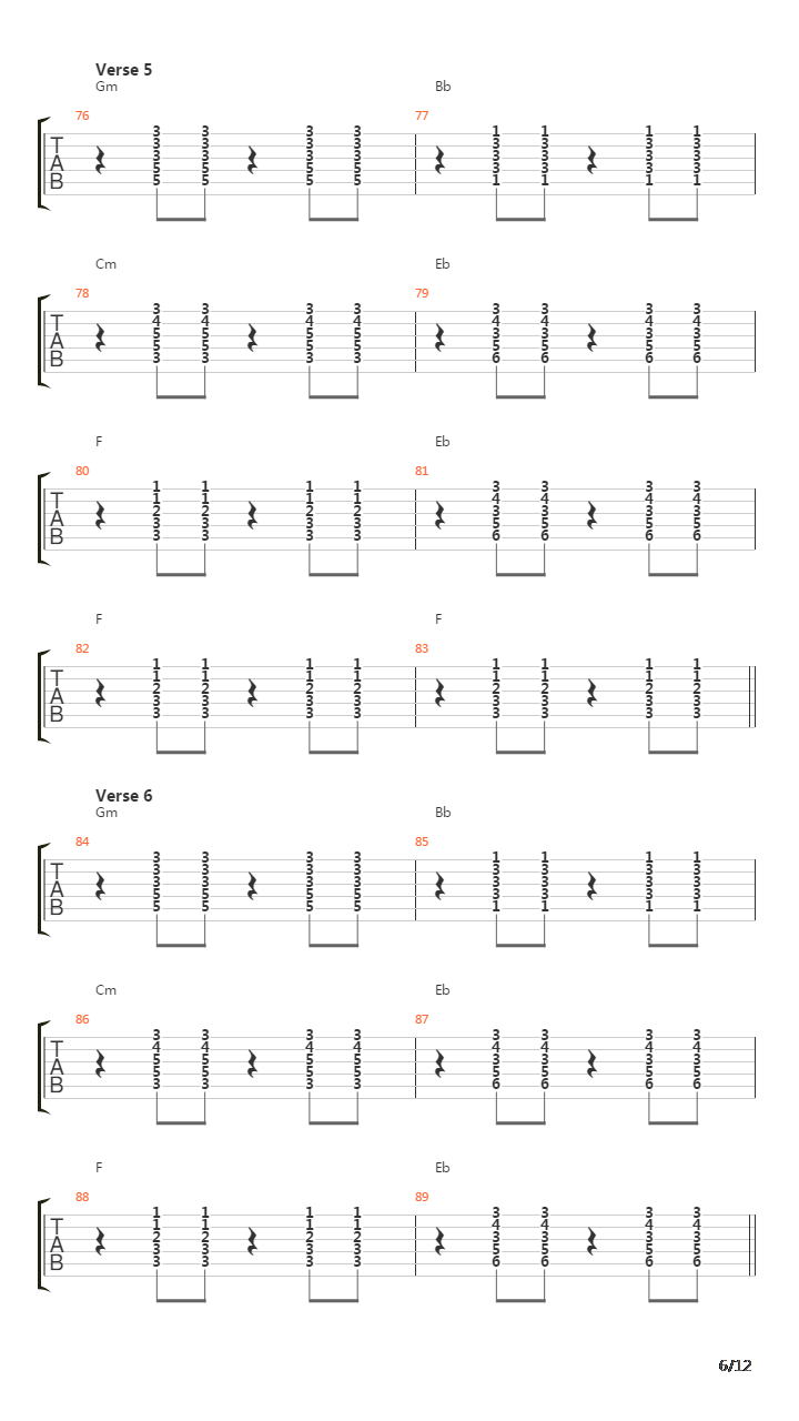 500 Miles吉他谱