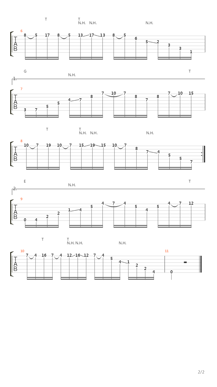 Sweep Excercises - Sweep Arpeggios Study吉他谱
