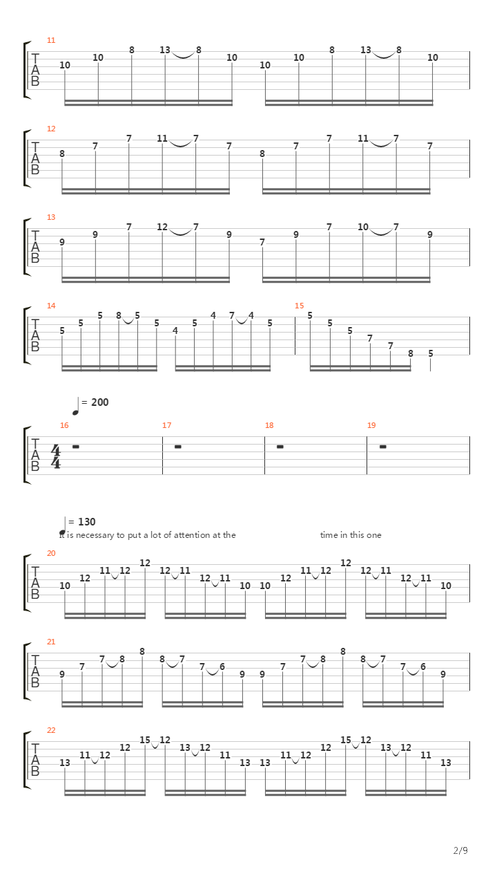 Sweep Excercises - Sweep Picking (Sweeping Arpeggios吉他谱