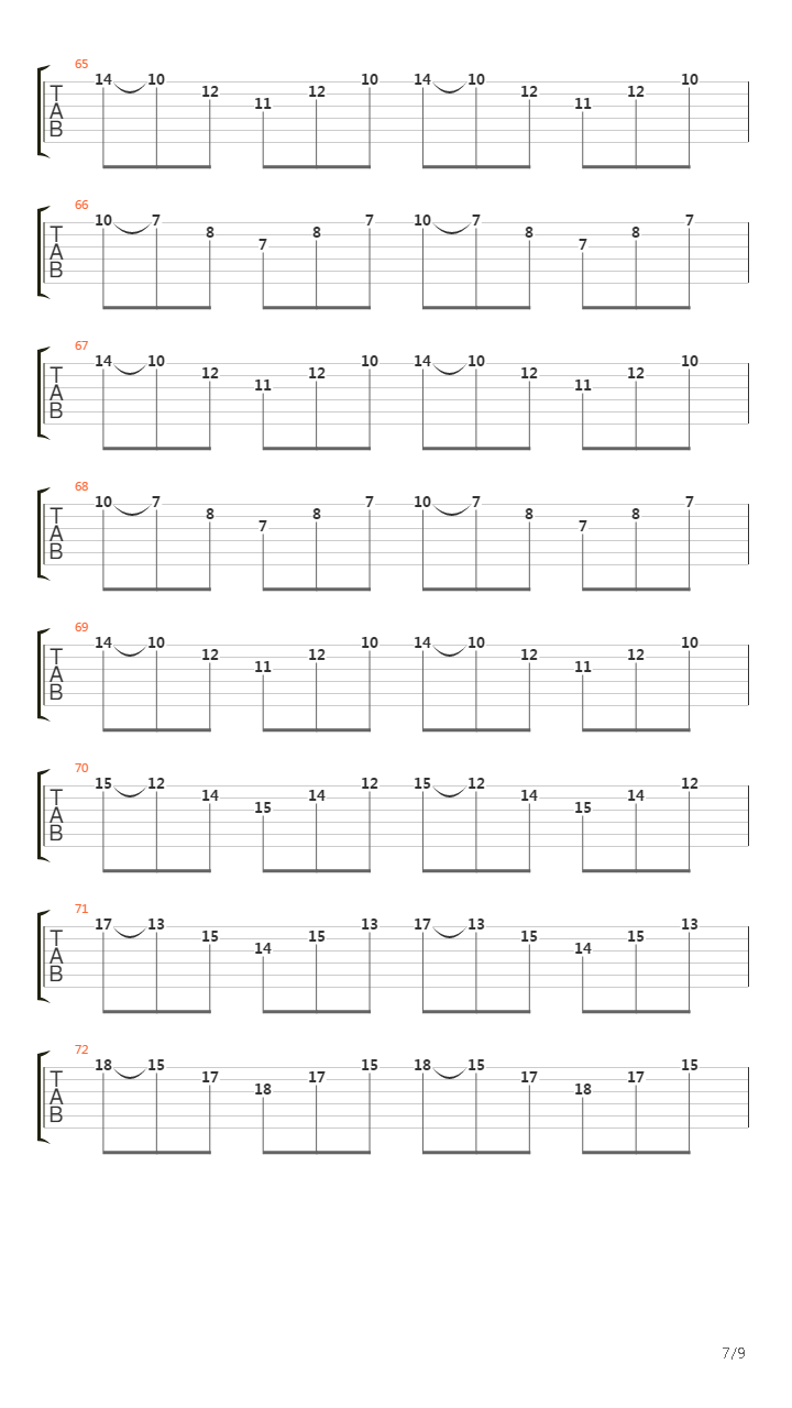 Sweep Excercises - Sweep Picking (Sweeping Arpeggios吉他谱