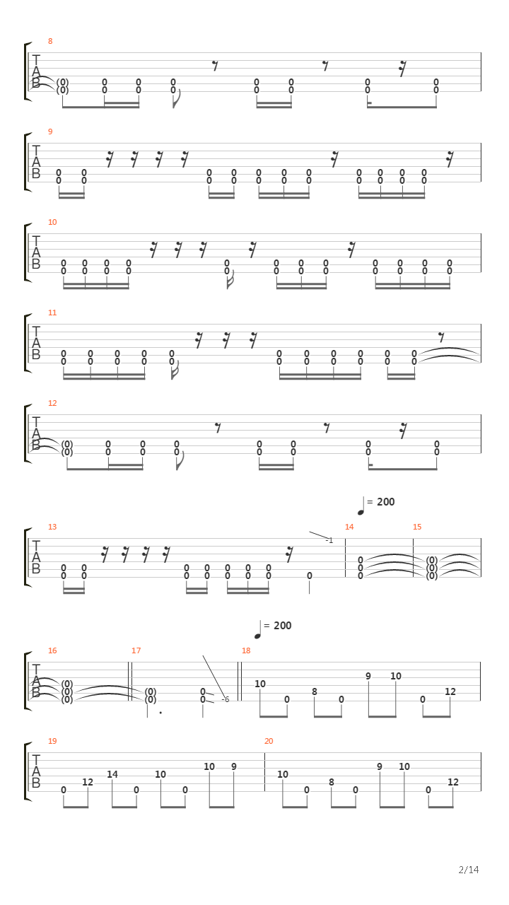 Flat 53 Song吉他谱