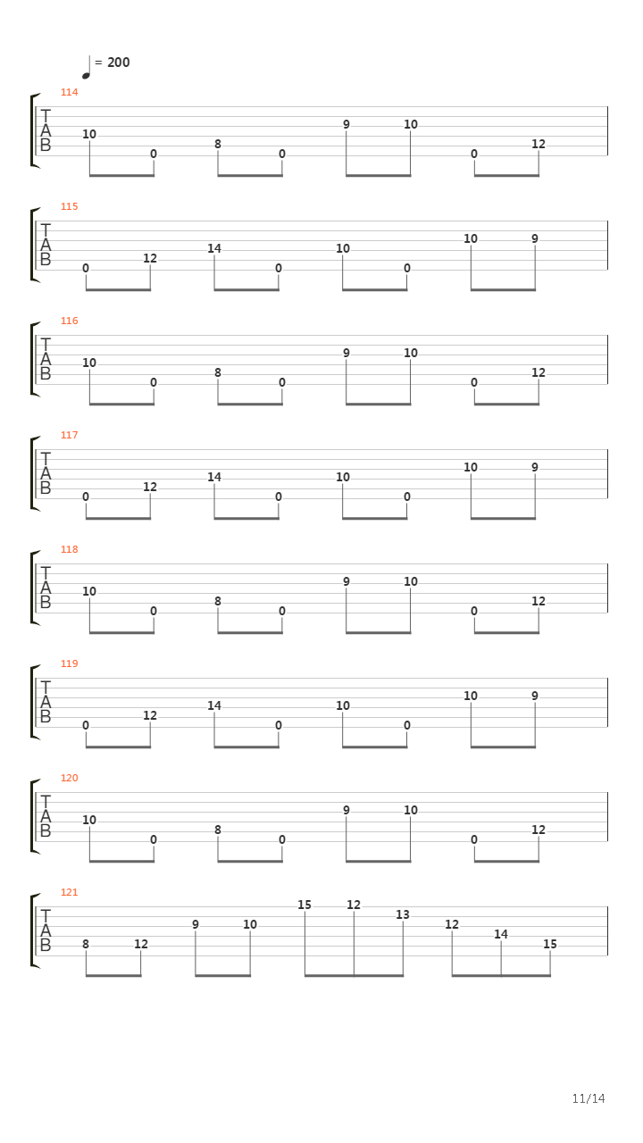 Flat 53 Song吉他谱