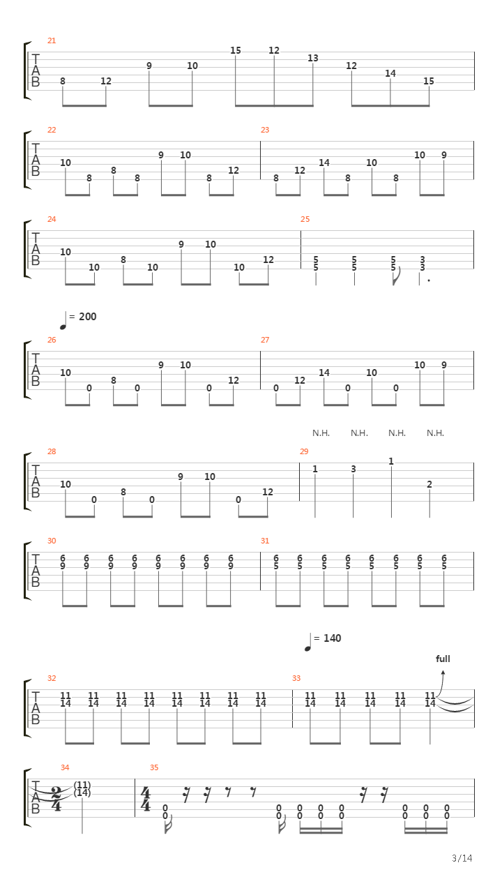 Flat 53 Song吉他谱
