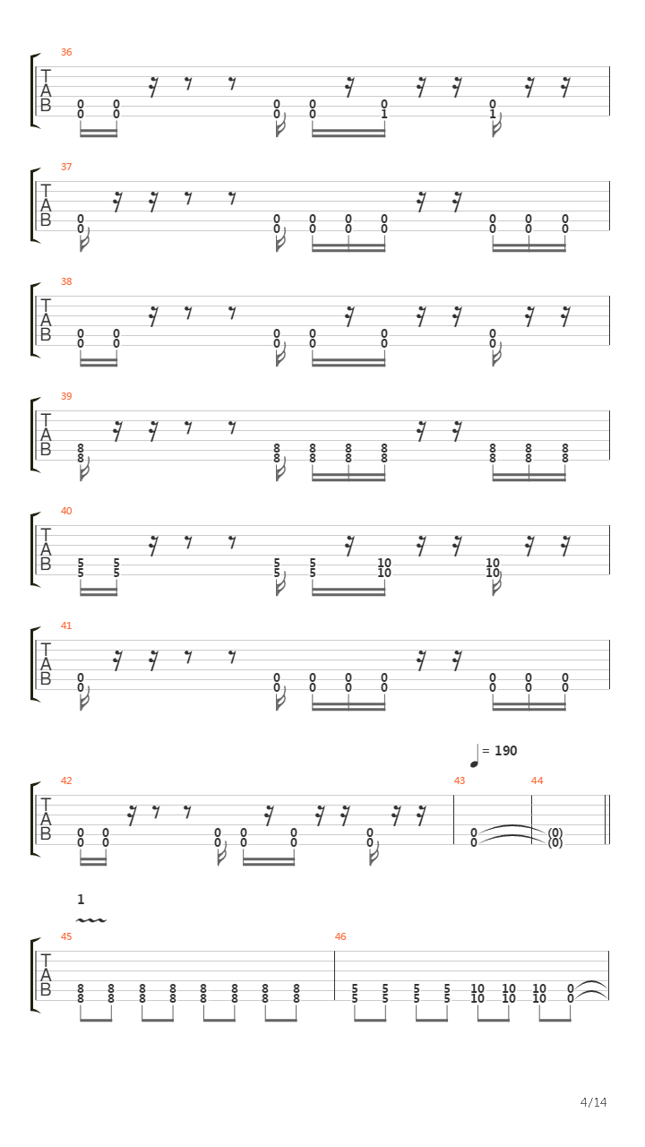 Flat 53 Song吉他谱