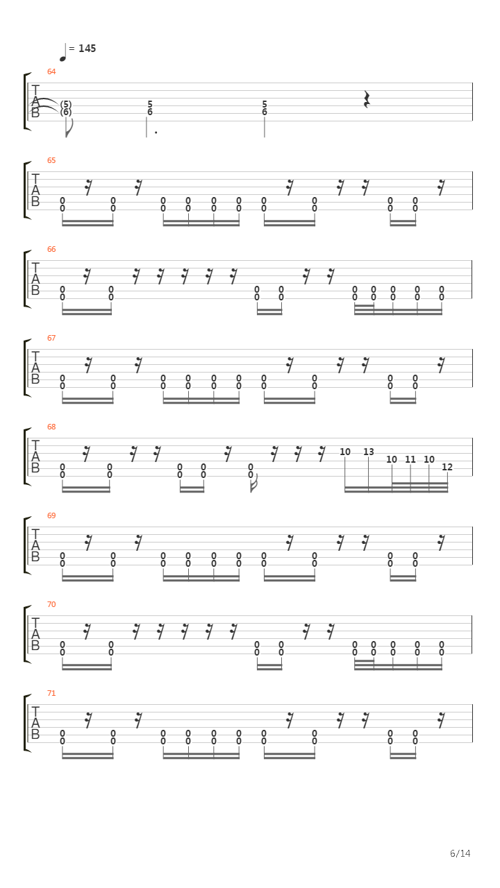 Flat 53 Song吉他谱