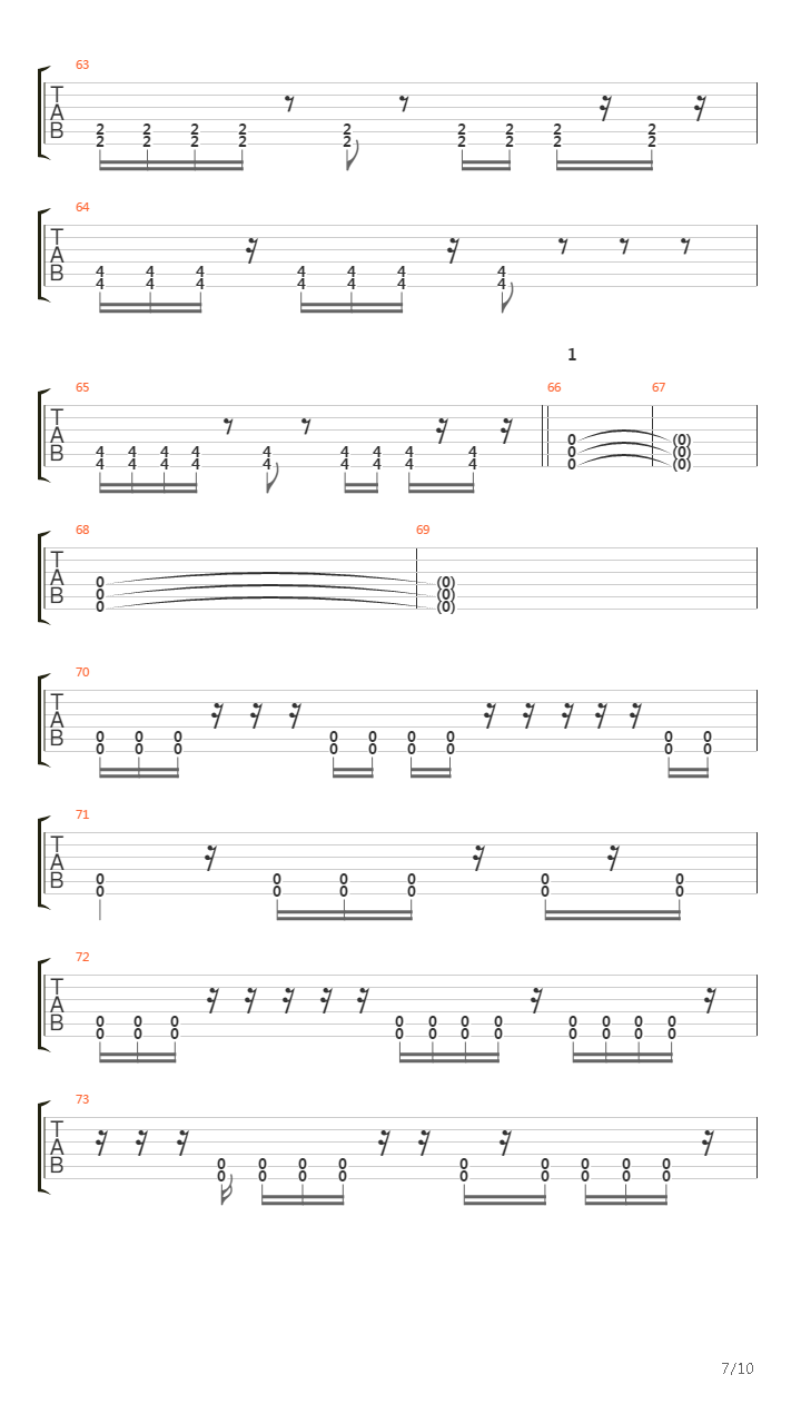 Startrack吉他谱