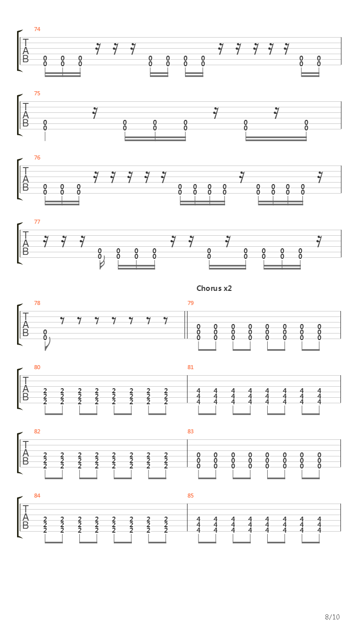 Startrack吉他谱