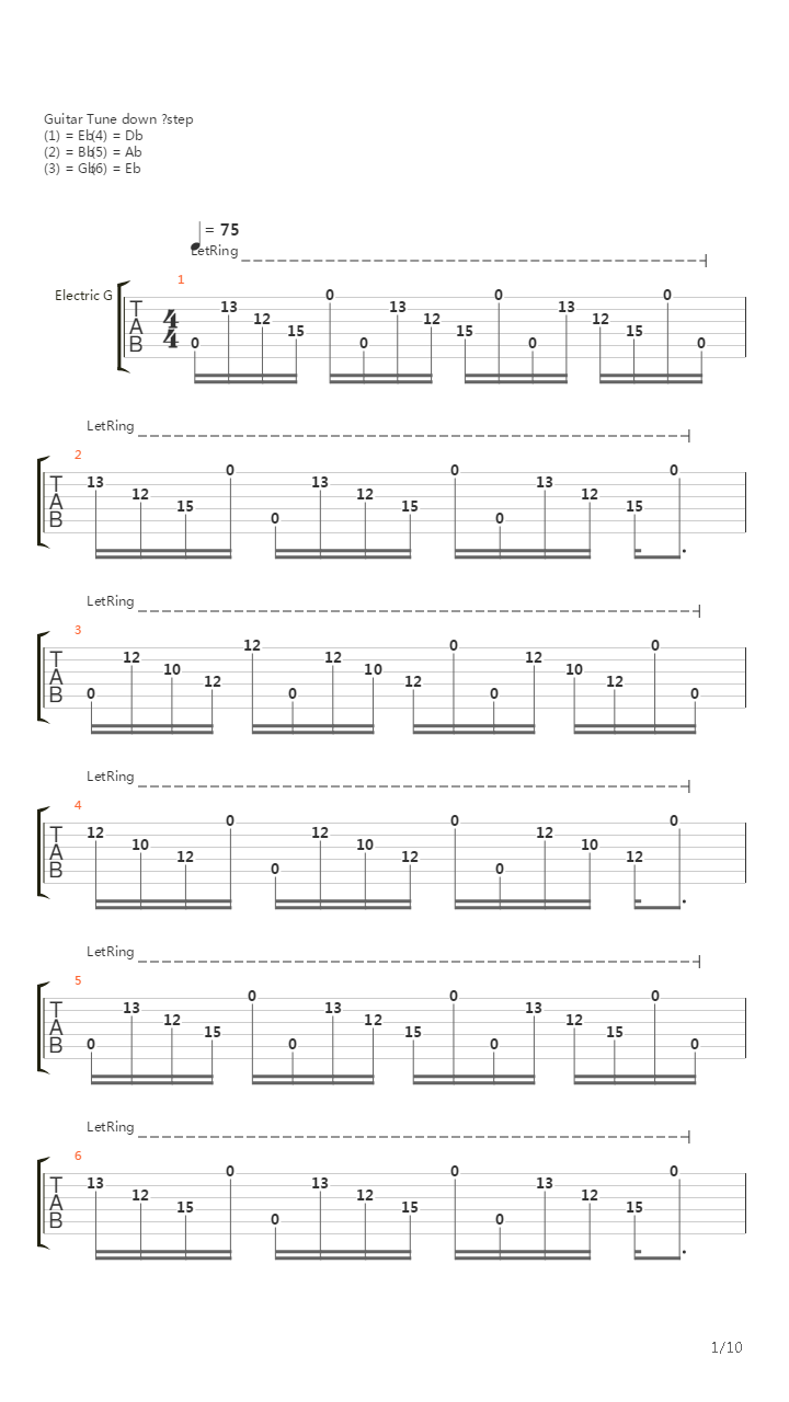 A Simple Mistake吉他谱