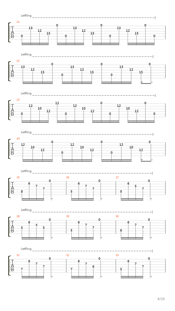 A Simple Mistake吉他谱