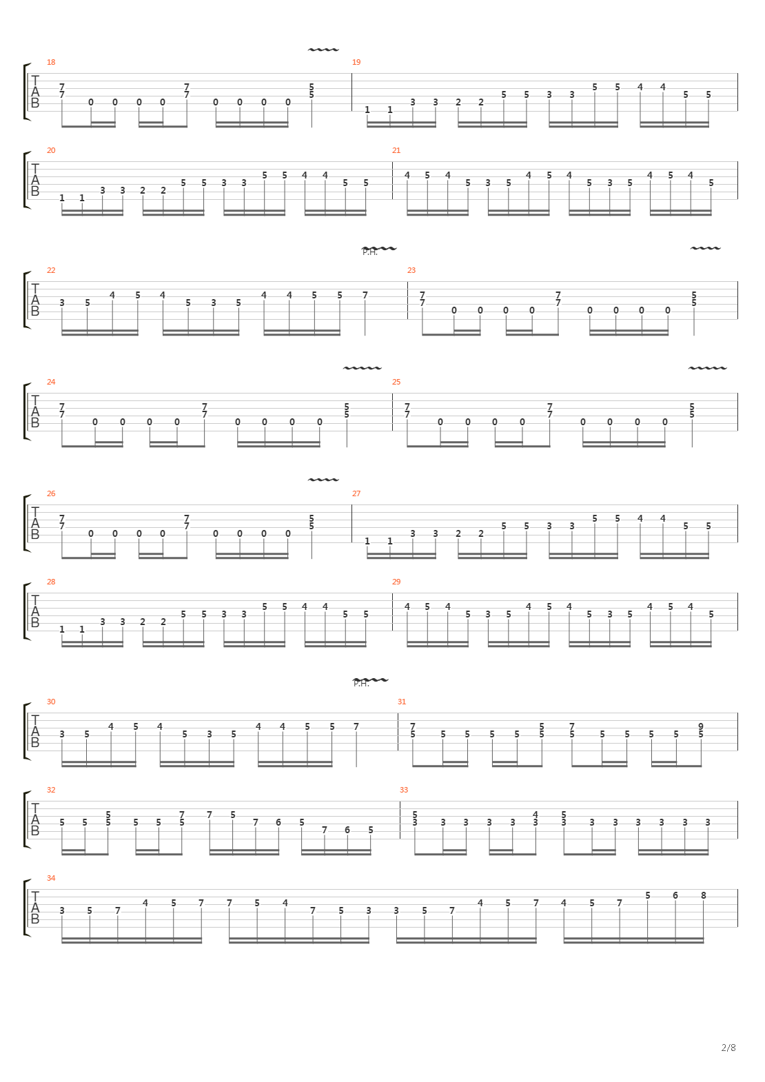 The Veldt吉他谱