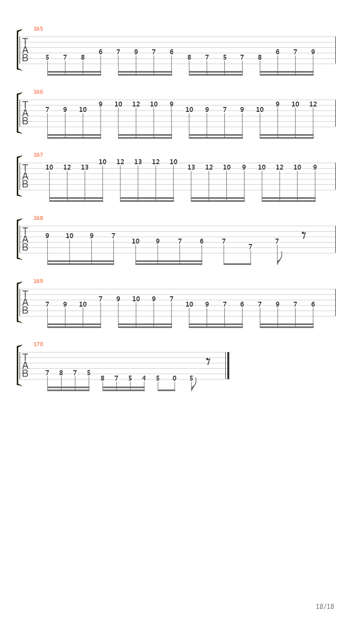The Veldt吉他谱