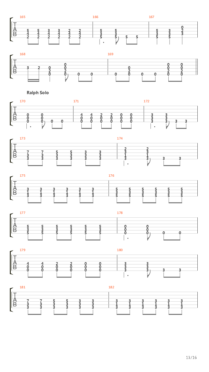 Backdoor Epoque吉他谱