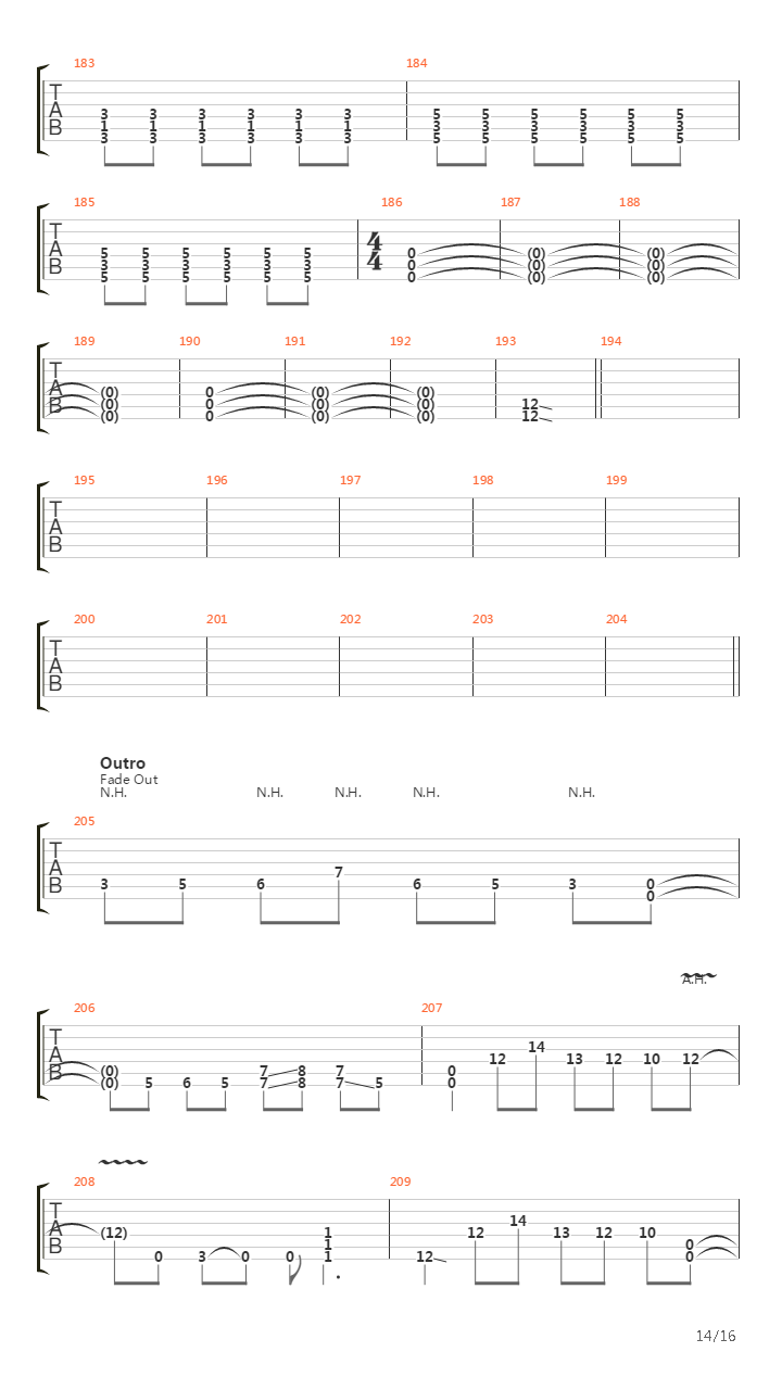 Backdoor Epoque吉他谱