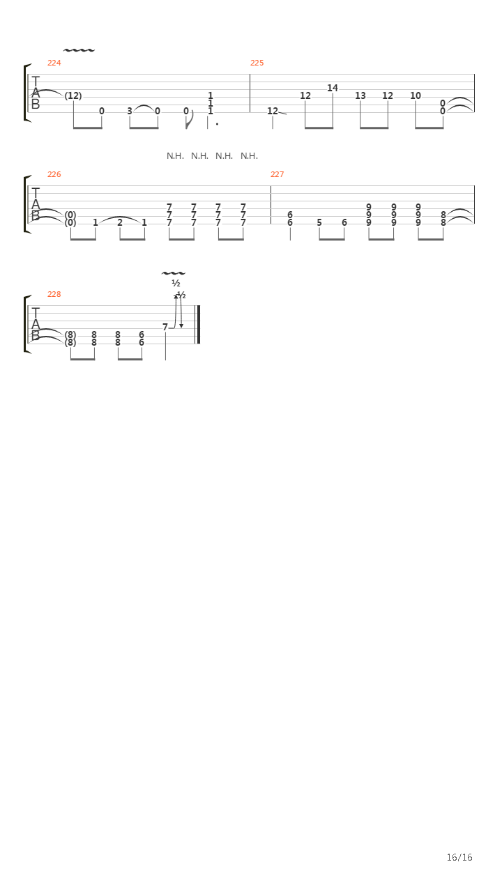 Backdoor Epoque吉他谱