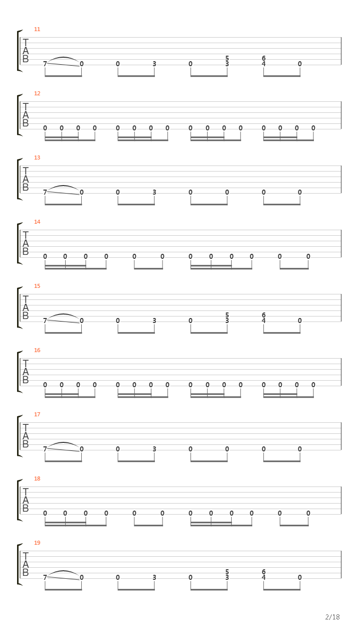 Inanimate吉他谱
