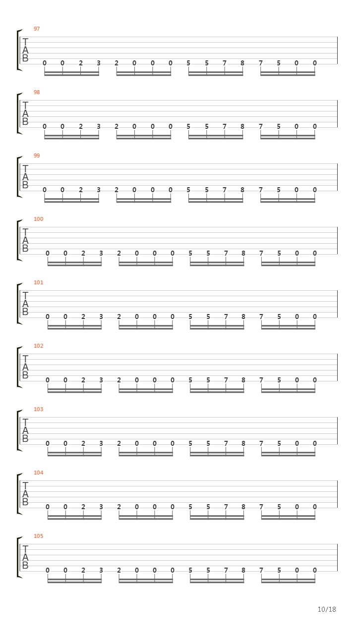Inanimate吉他谱