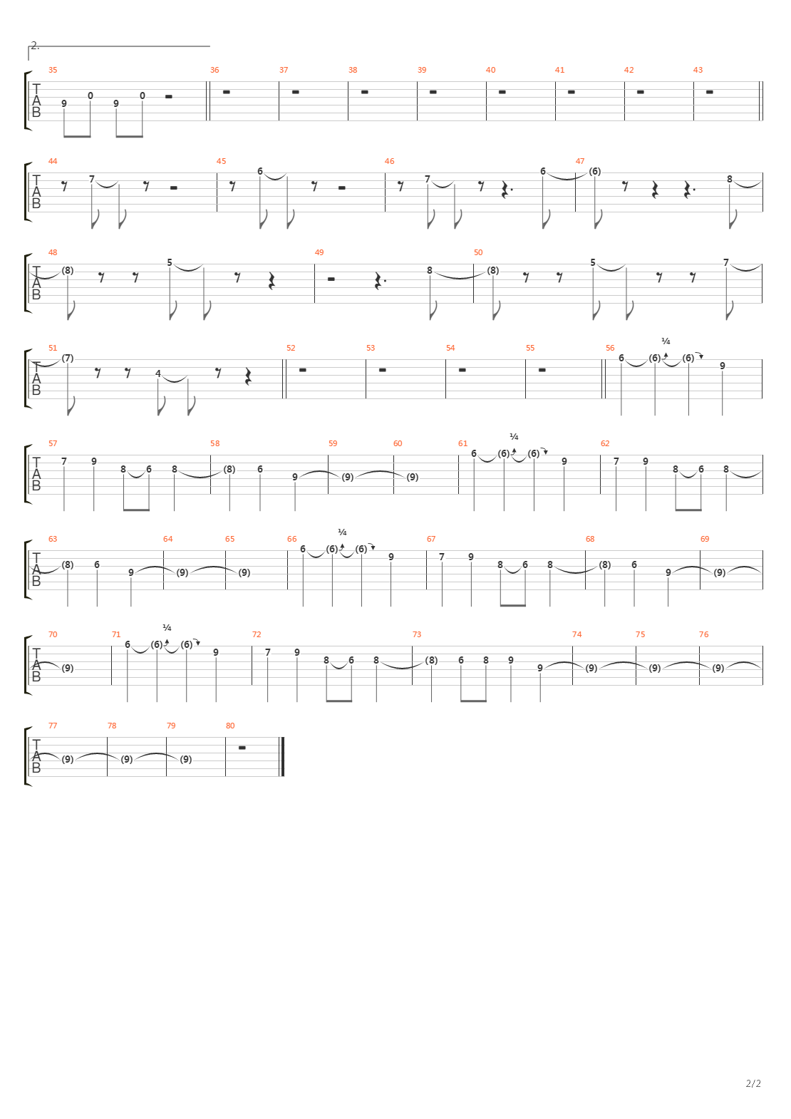 Magnet吉他谱