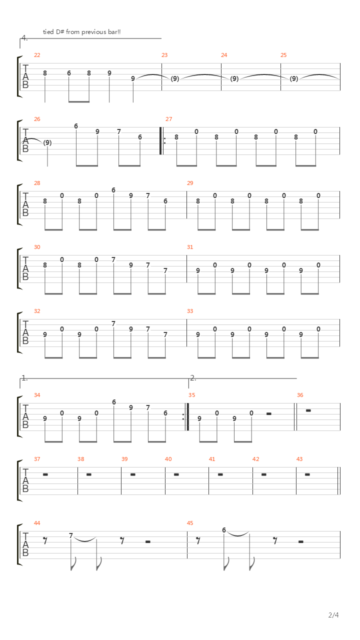 Magnet吉他谱