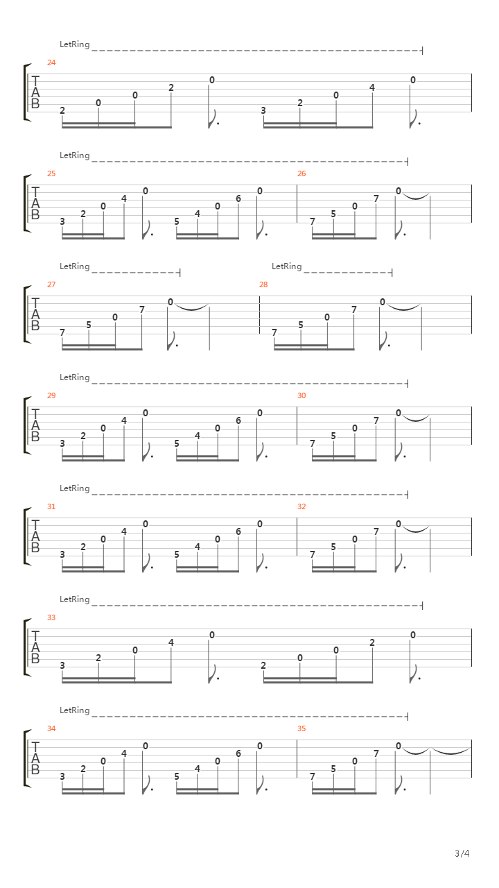 Pike 15 - Track 1吉他谱