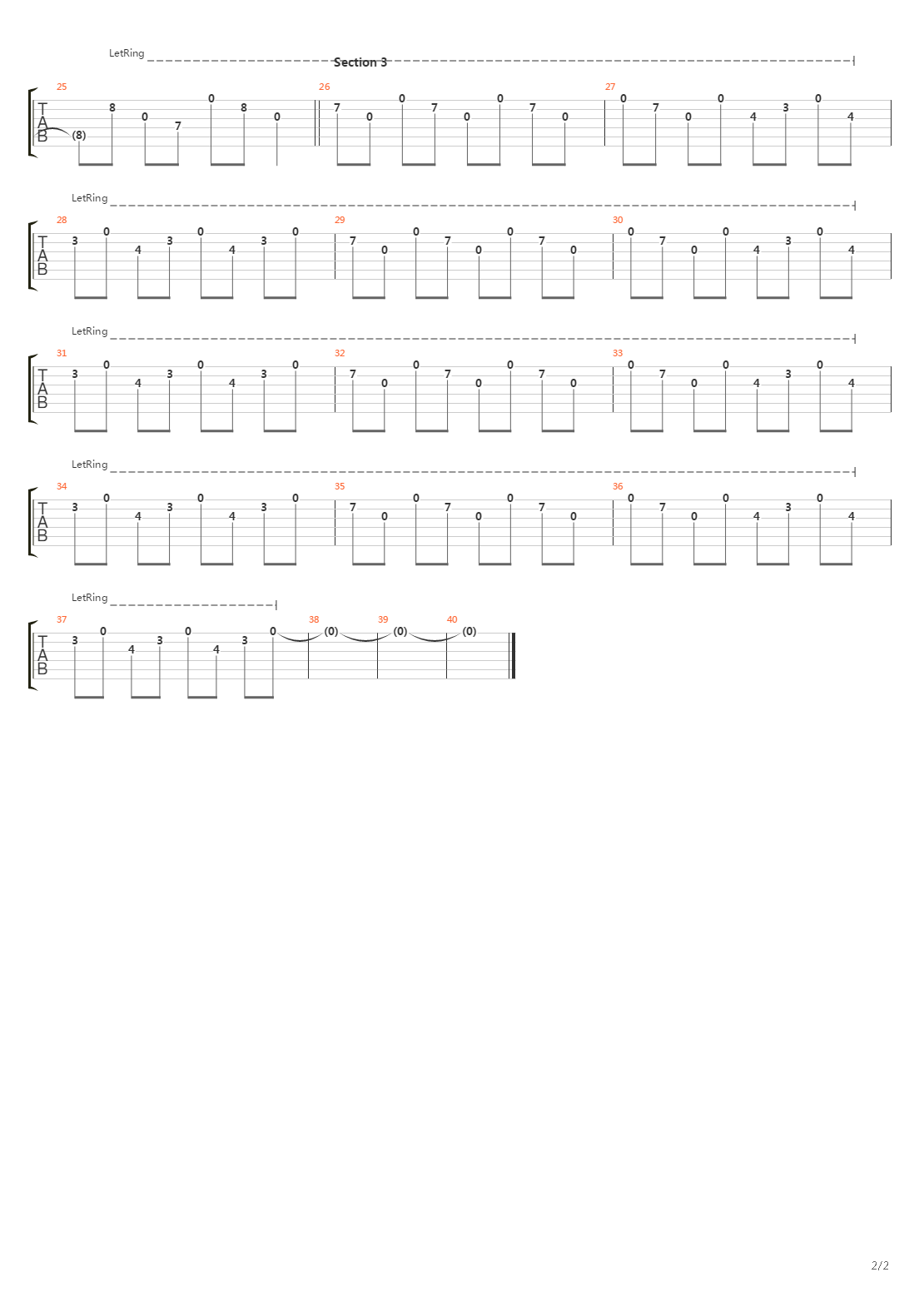 Pike 15 - Track 3吉他谱