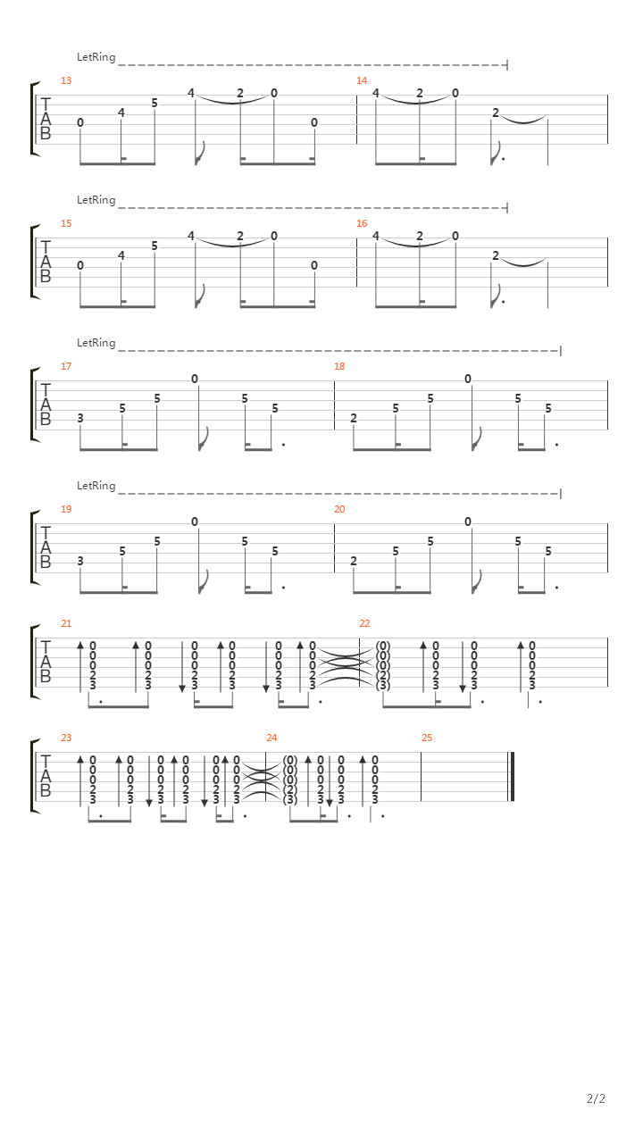 Pike 15 - Track 6吉他谱