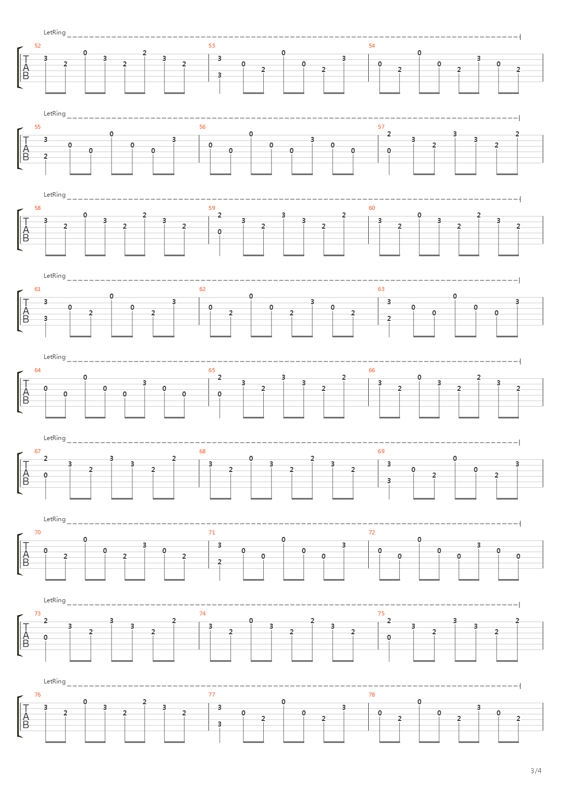 Pike 18 - Track 3吉他谱